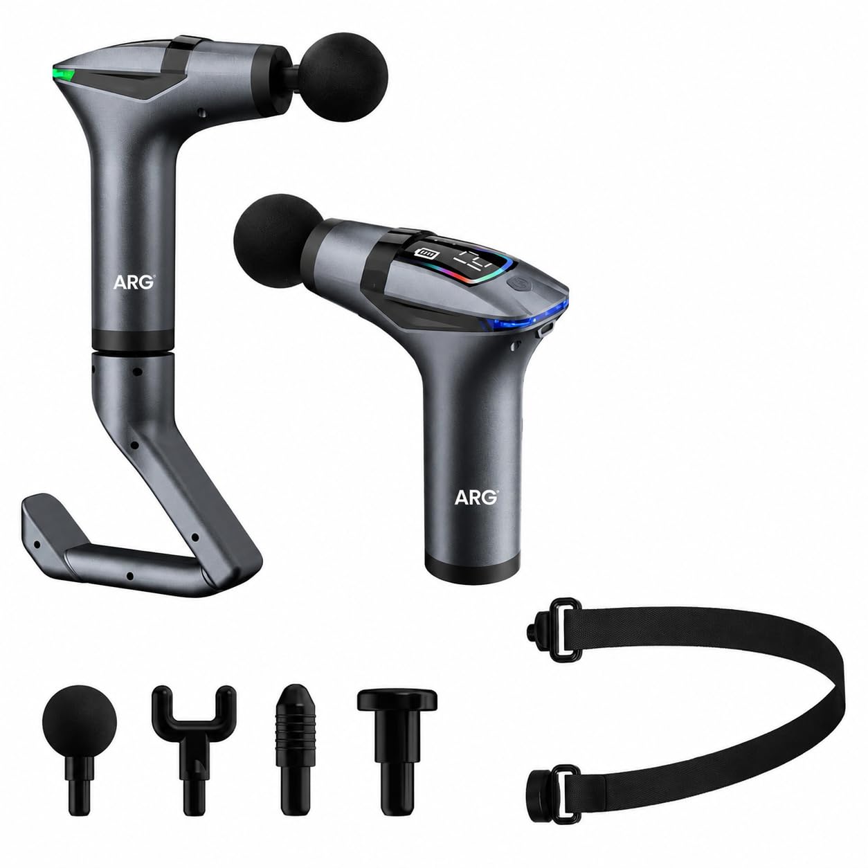 Recovery Co. Massage Gun (Hot & Cold) - in use