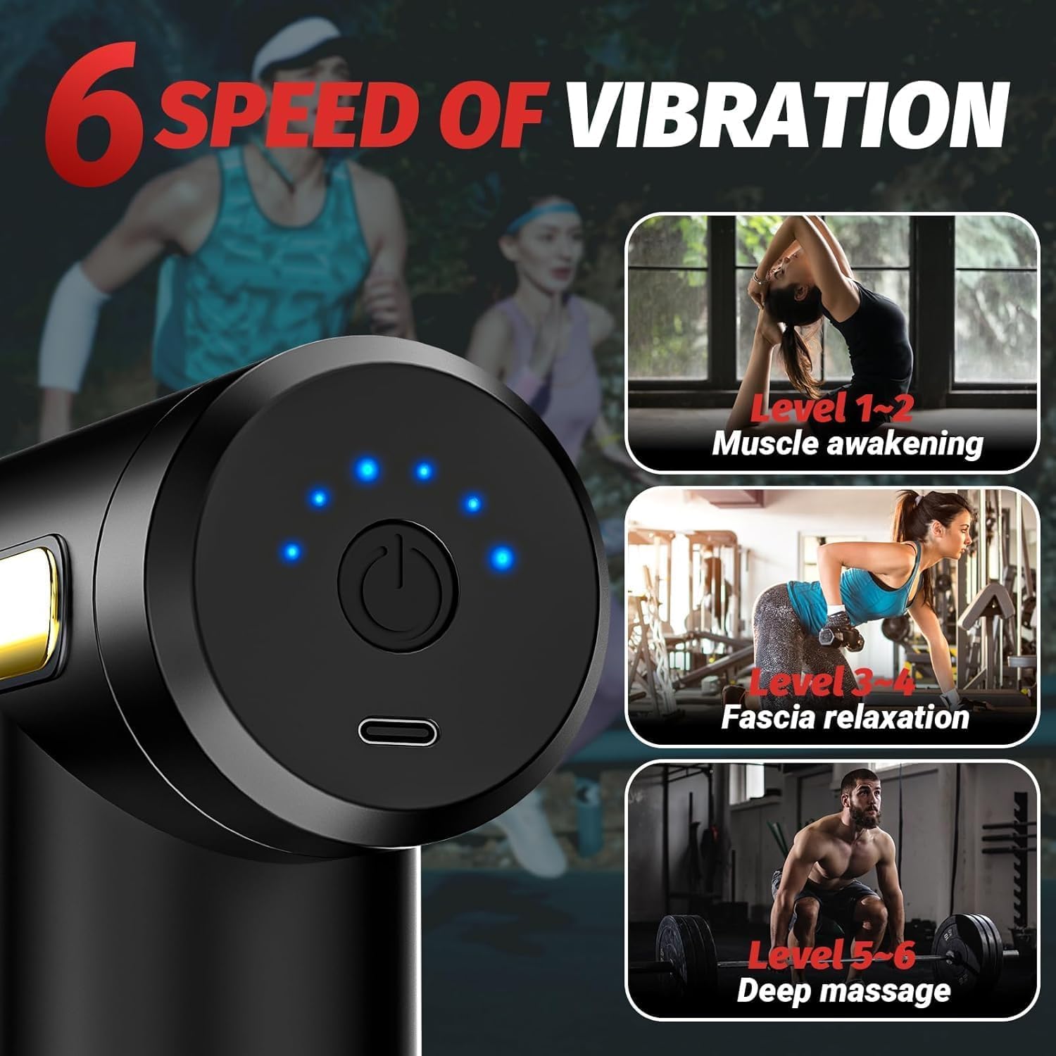 AROZZO CART Massage Gun features