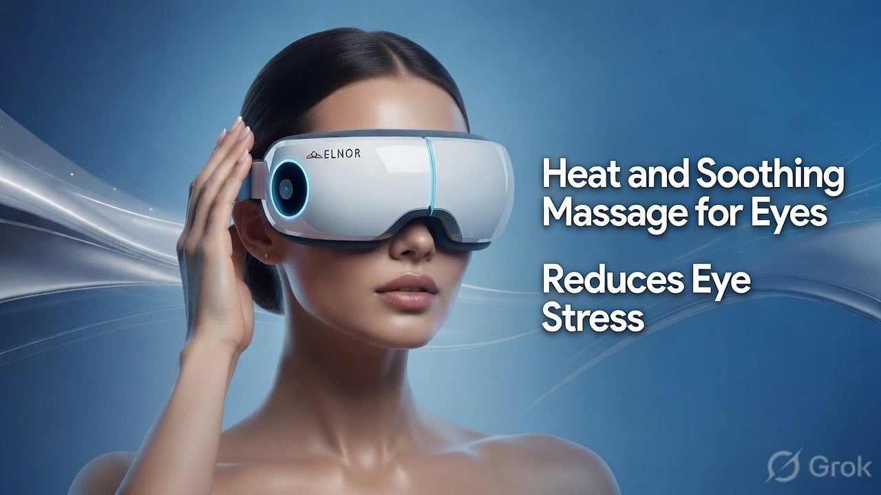 Heat and soothing massage for eyes