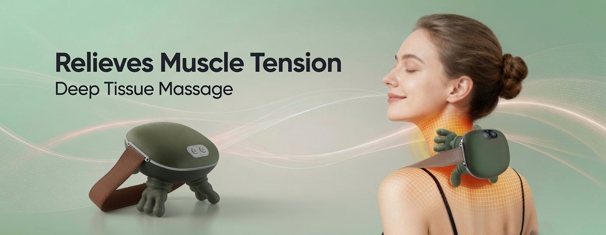 Deep tissue massage relieves muscle tension